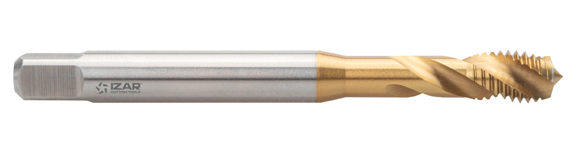 Izar 3160 — Spiral-Flute Machine Tap (HSSE-V + TiN, DIN 371, M3–M10)
