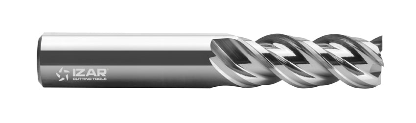 9437 - Izar Aluminium 45 Degree 3 Flute Polished Endmill
