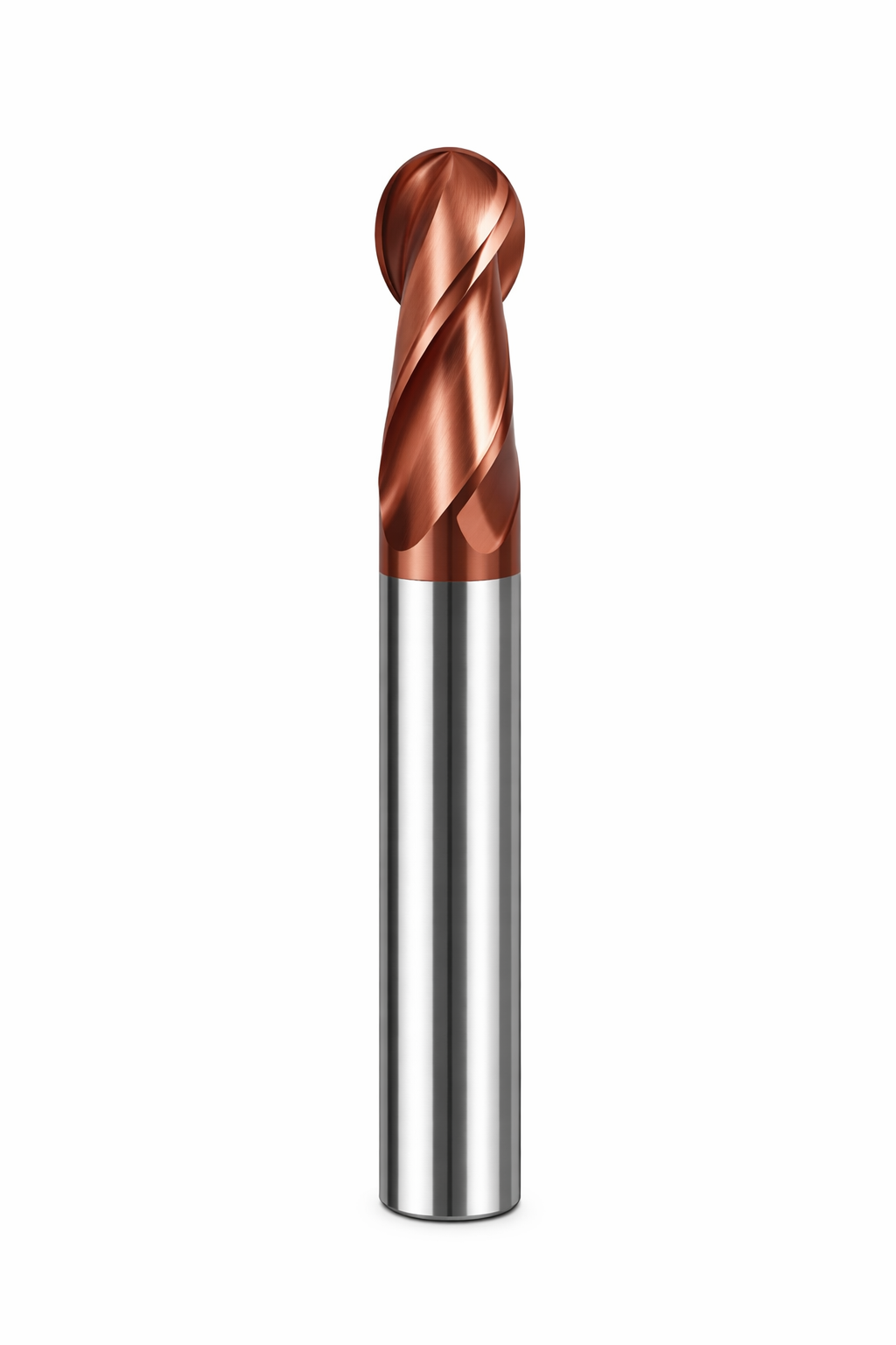 55 Series HRC55 TiSiN Coated Solid Carbide Ball Nose End Mill | General Milling