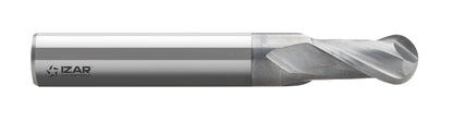 Izar 9425 — Solid Carbide Ball Nose Endmill (2-Flute, CROMAX-Coated, DIN 6528 N)