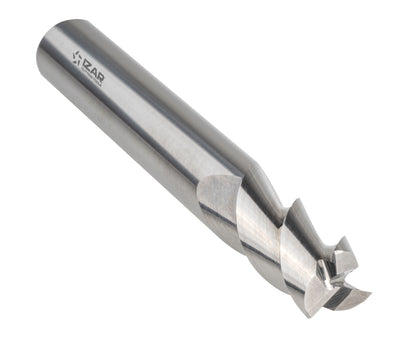 Izar 9439 — Mirror-Polished Aluminium Endmill (3-Flute, 45° Helix, DIN 6528 N)