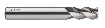 Izar 9439 — Mirror-Polished Aluminium Endmill (3-Flute, 45° Helix, DIN 6528 N)